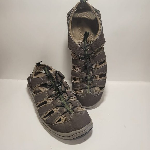 Free Shipping! Bass Stingray Brown Water Hiking Shoes Mens Sz. 13 M - Picture 10 of 13